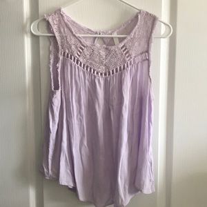 Lavender chic tank top